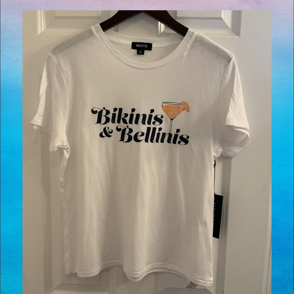 Wildfox Bikinis & Bellinis Tee - NWT - Medium